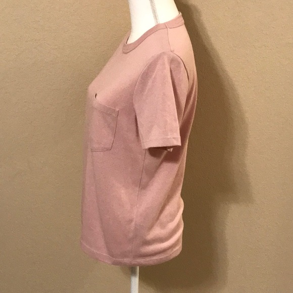 Madewell Tomboy Pocket Tee in Dusty Pink - Picture 5 of 11
